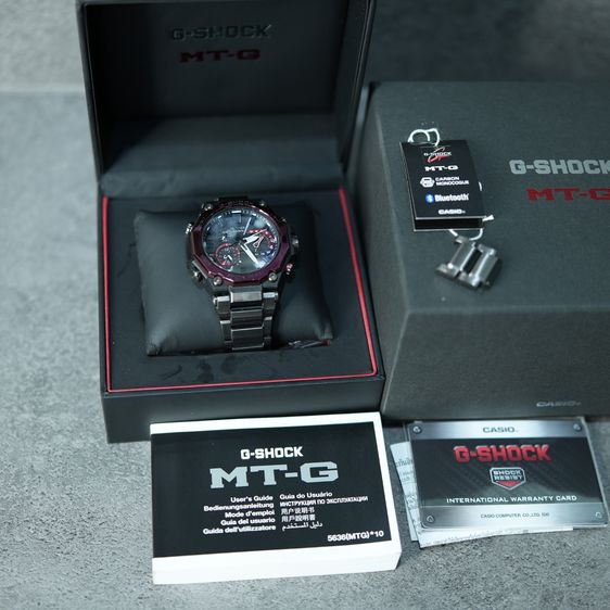 Casio G-Shock MT-G ขอบแดงสุดพรีเมียม (MTG-B2000BD 1A4DR) อุปกรณ์ครบยกกล่อง รูปที่ 3