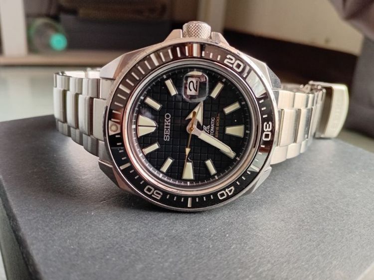 ดำ Seiko  King Samrai Srpe35k1