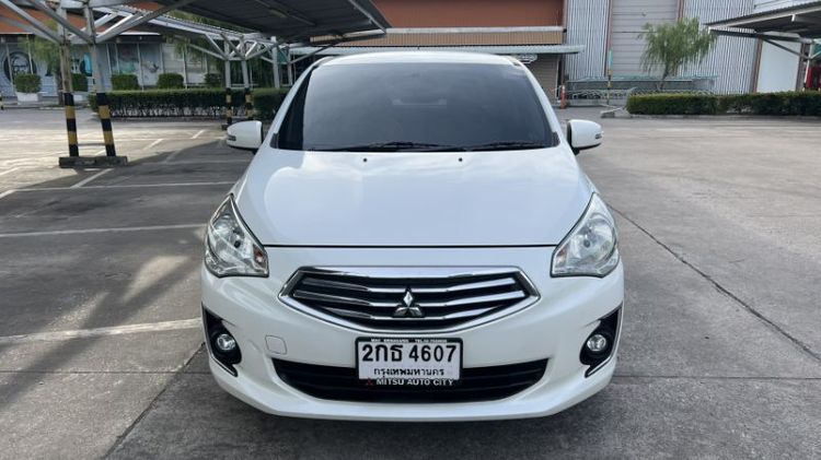Mitsubishi Attrage 2013 1.2 Limited Edition Sedan เบนซิน ไม่ติดแก๊ส เกียร์อัตโนมัติ ขาว