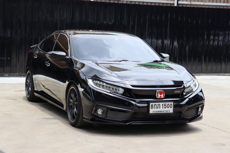 Honda Civic 2019 1.5 Turbo RS Sedan เบนซิน ไม่ติดแก๊ส เกียร์อัตโนมัติ ดำ รูปที่ 3