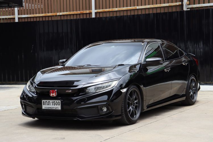 Honda Civic 2019 1.5 Turbo RS Sedan เบนซิน ไม่ติดแก๊ส เกียร์อัตโนมัติ ดำ