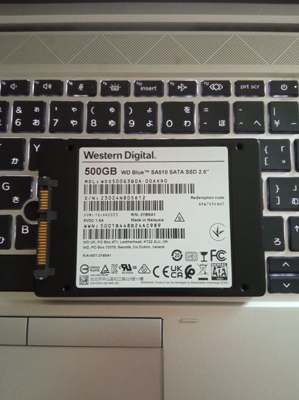 SSD 2.5 SATA 500GB WD Blue SA510 มีประกันถึง 13 มิถุนายน 2571 รูปที่ 2