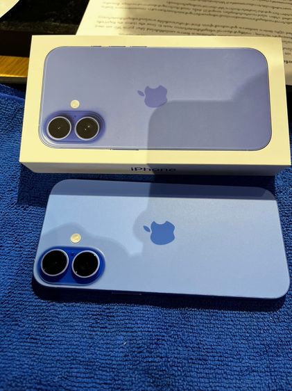 128 GB 📱 ขาย iPhone 16 ความจุ 128GB สี Ultramarine (น้ำเงิน)