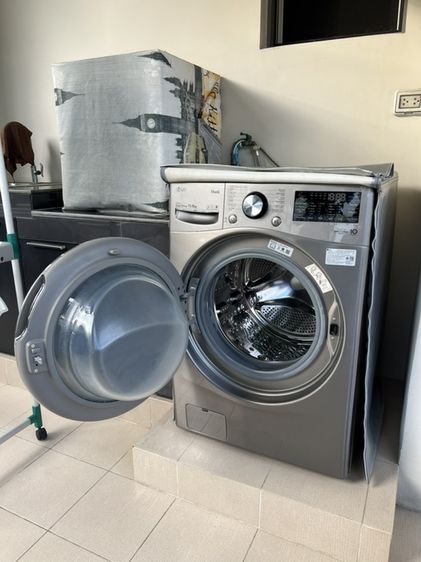 เครื่องซักอบผ้า LG เครื่องซักผ้า LG 15/8kg รุ่น F2515RTGV, LG Washing Machine, Drying Machine, เครื่องอบผ้า รูปที่ 4