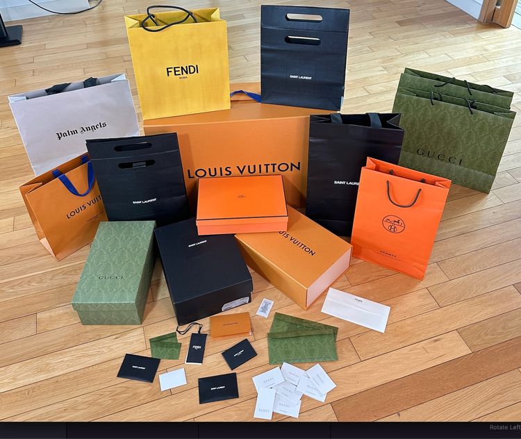 Luxury Shopping Bags - LV, Hermes etc