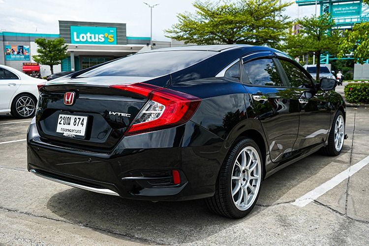 Honda Civic 2021 1.8 EL i-VTEC Sedan เบนซิน เกียร์อัตโนมัติ ดำ รูปที่ 4