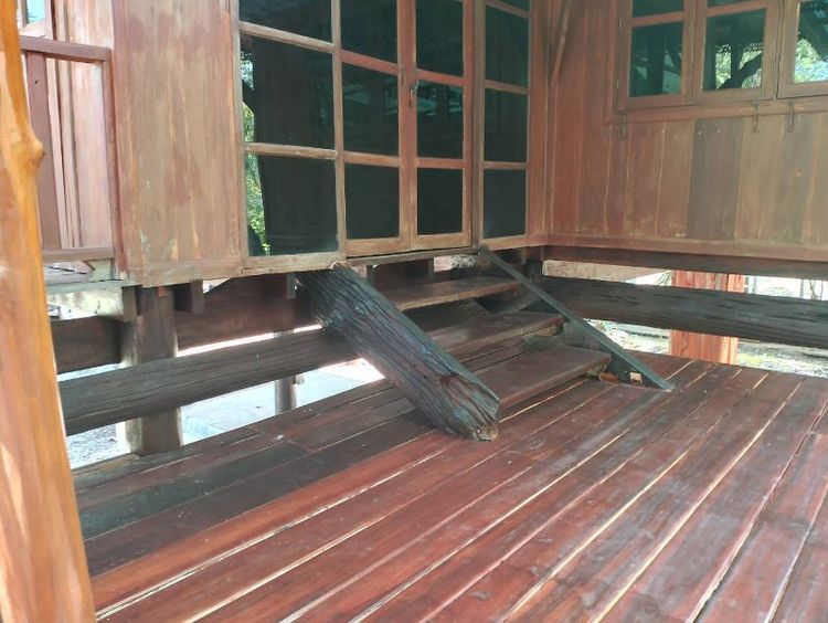 ขายบ้านไม้ยกสูงพร้อมที่ดิน 1ไร่ รูปที่ 2