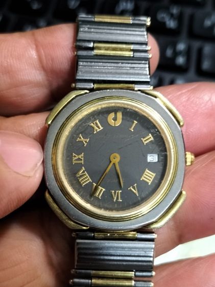 Vintage นาฬิกา CHARLES JOURDAN SWISS MADE  2K. WHITE TITANIUM DIAL ROMAN CLASSIC แบรด์สูงฝรั่งเศษ เรือนรุ่นนี้ยุค 80' ออกห้างเป็นหมื่น