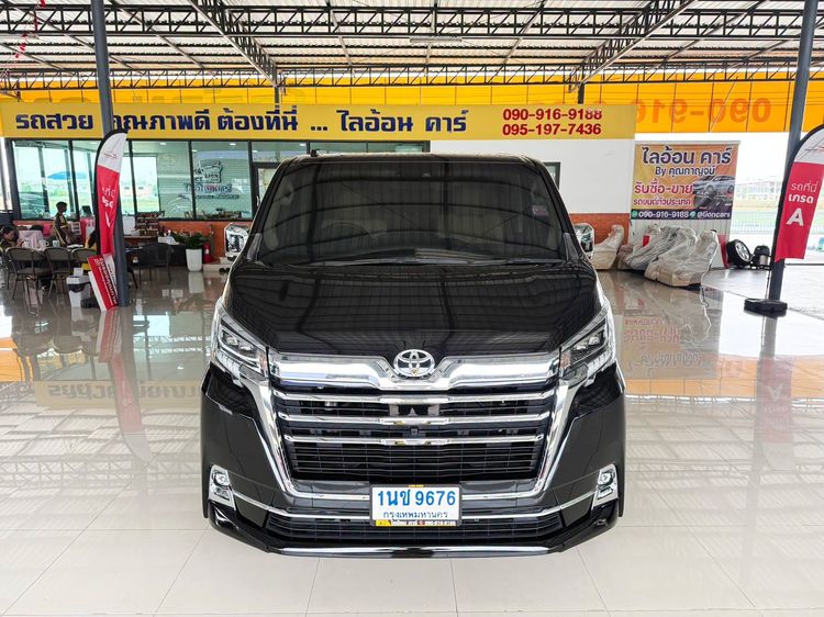 Toyota Majesty 2025 2.8 Grande Van ดีเซล ไม่ติดแก๊ส เกียร์อัตโนมัติ ดำ รูปที่ 2