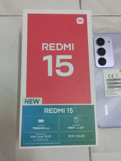 Xiaomi อื่นๆ 256 GB ขายถูก Redmi 15 ยกกล่อง+ประกัน