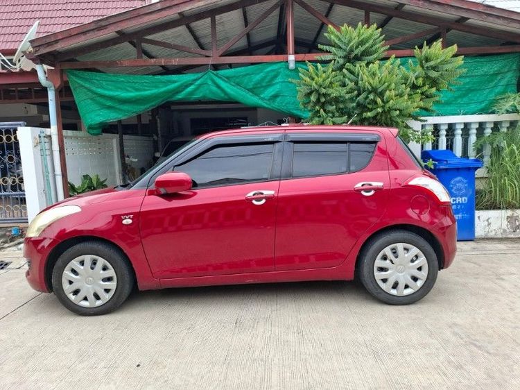 Suzuki Swift 2012 1.2 GL Sedan เบนซิน ไม่ติดแก๊ส เกียร์ธรรมดา แดง รูปที่ 3