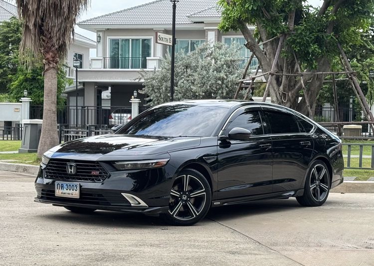 Honda Accord 2025 2.0 e:HEV RS Sedan ไฮบริด ไม่ติดแก๊ส เกียร์อัตโนมัติ ดำ