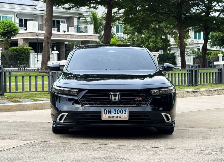 Honda Accord 2025 2.0 e:HEV RS Sedan ไฮบริด ไม่ติดแก๊ส เกียร์อัตโนมัติ ดำ รูปที่ 2