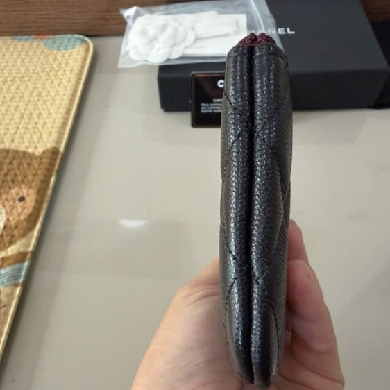 Used Like New Chanel Mini O-Case 6” Black caviar GHWHolo 31 สภาพนางฟ้ามาโปรด! รูปที่ 6