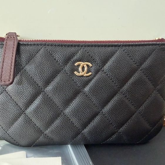 Used Like New Chanel Mini O-Case 6” Black caviar GHWHolo 31 สภาพนางฟ้ามาโปรด! รูปที่ 2