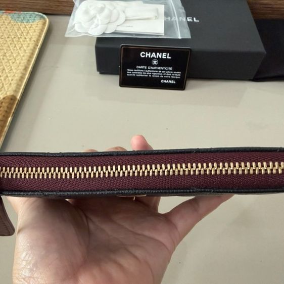 Used Like New Chanel Mini O-Case 6” Black caviar GHWHolo 31 สภาพนางฟ้ามาโปรด! รูปที่ 5