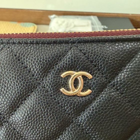 Used Like New Chanel Mini O-Case 6” Black caviar GHWHolo 31 สภาพนางฟ้ามาโปรด! รูปที่ 4