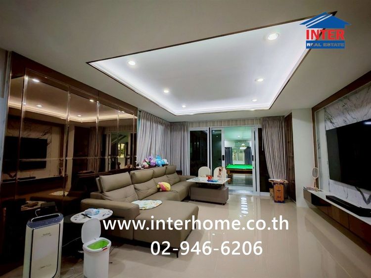 บ้านเดี่ยว 2 ชั้น 115.1 ตร.ว. หมู่บ้านดิเอ็กซ์เทนโซ เลียบวารี ใกล้มหาวิทยาลัยเทคโนโลยีมหานคร ถนนเลียบวารี เขตหนองจอก กรุงเทพมหานคร รูปที่ 4