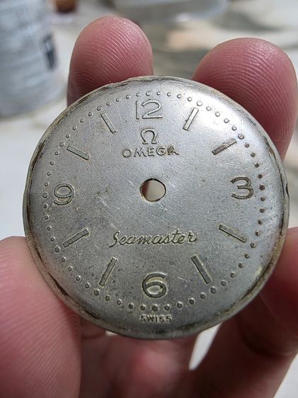 A.อะไหล่ หน้าปัดนาฬิกา ยี่ห้อ OMEGA WATCH FACE ของเก่าเก็บ สวยหายาก ขายตามสภาพ พร้อมส่ง 