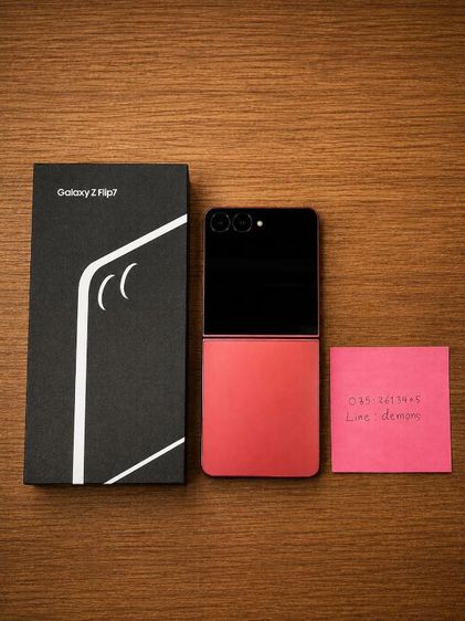 อื่นๆ 256 GB ขาย Samsung galaxy flip7 สีแดงRam12/Rom256 สภาพนางฟ้า อุปกรณ์ครบกล่อง สายยังไม่ได้ใช้ ไร้รอย มีประกันCareplus 1 ตุลาคม 2027