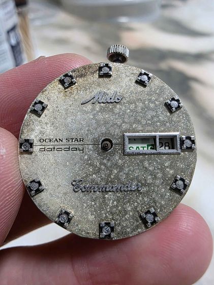A.อะไหล่เครื่อง MIDO WATCH PARTS  เก่าเก็บ สวยรุ่นเก่า ขายตามสภาพ พร้อมส่ง