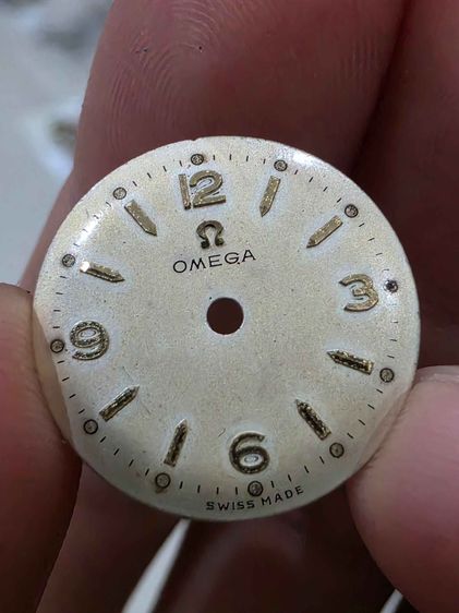 A.อะไหล่หน้าปัด OMEGA WATCH FACE ของเก่าเก็บ ขายตามสภาพ ใหม่ๆ เดิมๆ พร้อมส่ง  รูปที่ 2