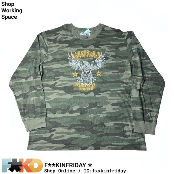 เสื้อยืดแขนยาว Urban Pipeline Special Size XL