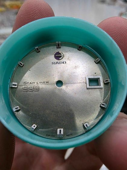 A.อะไหล่หน้าปัด นาฬิกา RADO WATCH FACE เก่าเก็บ สวยหายาก ขายตามสภาพ พร้อมส่ง