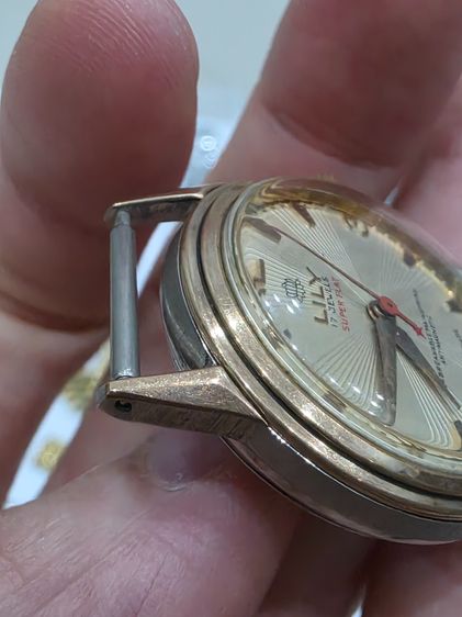 A.นาฬิกา LILY GOLD WATCH วินเทจ เก่าเก็บ ตัวเรือนทองแปะ หายาก รุ่นเก่า ขายตามสภาพ พร้อมส่ง  รูปที่ 5