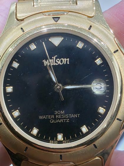 A.นาฬิกา ยี่ห้อ WILSON  WATCH สวยเก่าเก็บ ของใหม่ มือ 1 หายาก รุ่นเก่า ขายตามสภาพ พร้อมส่ง  รูปที่ 3