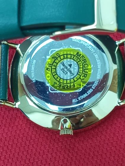 นาฬิกาข้อมือสตรี Coach Perry Green Dial (โมเดลหน้าปัดและสายสีเขียวเหนี่ยวทรัพย์ อะไหล่ตัวเรือนสีทอง ซื้อมา5500 บาทไม่ได้ใส่ ขายเพียง 1999บาท รูปที่ 4