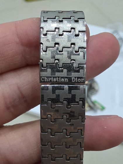 A.นาฬิกา ยี่ห้อ CHRISTIAN DIOR  PARIS WATCH สวยเก่าเก็บ สภาพดี ไม่มีฝาหลัง  หายาก รุ่นเก่า ขายตามสภาพ พร้อมส่ง  รูปที่ 7
