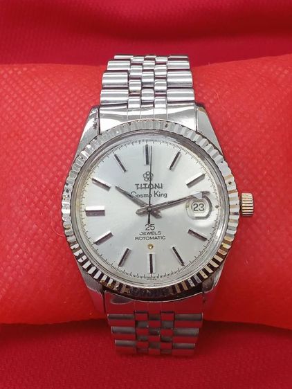 Titoni Cosmo King 25 Jewels Rotomatic ซึ่งเป็นนาฬิกาวินเทจสไตล์คลาสสิก สัญชาติสวิส (Swiss Made)เหมือนRolex Datejust