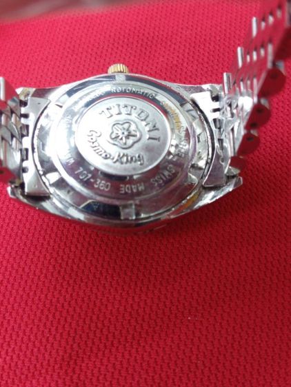 Titoni Cosmo King 25 Jewels Rotomatic ซึ่งเป็นนาฬิกาวินเทจสไตล์คลาสสิก สัญชาติสวิส (Swiss Made)เหมือนRolex Datejust รูปที่ 5
