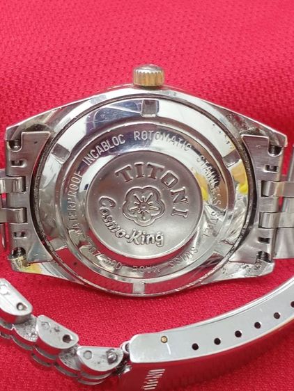 Titoni Cosmo King 25 Jewels Rotomatic ซึ่งเป็นนาฬิกาวินเทจสไตล์คลาสสิก สัญชาติสวิส (Swiss Made)เหมือนRolex Datejust รูปที่ 2