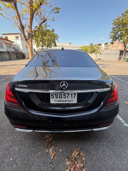 Mercedes-Benz S-Class 2017 S350 Sedan ดีเซล ไม่ติดแก๊ส เกียร์อัตโนมัติ ดำ รูปที่ 3