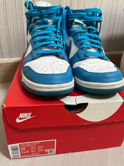 Nike Dunk High Retro Laser Blue รูปที่ 4