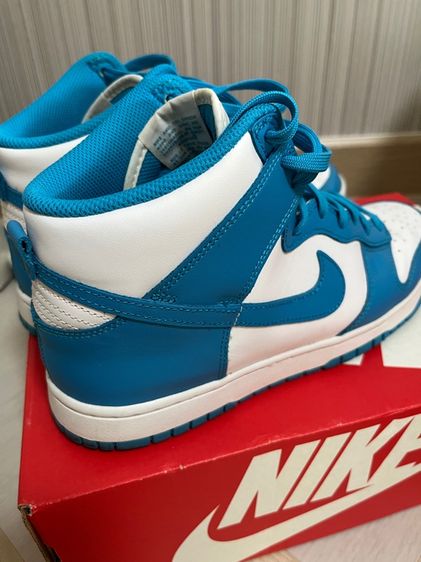 Nike Dunk High Retro Laser Blue รูปที่ 6