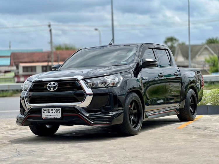 Toyota Hilux Revo 2021 Double Cab 2.4 Entry Z Edition Pickup ดีเซล ไม่ติดแก๊ส เกียร์ธรรมดา ดำ
