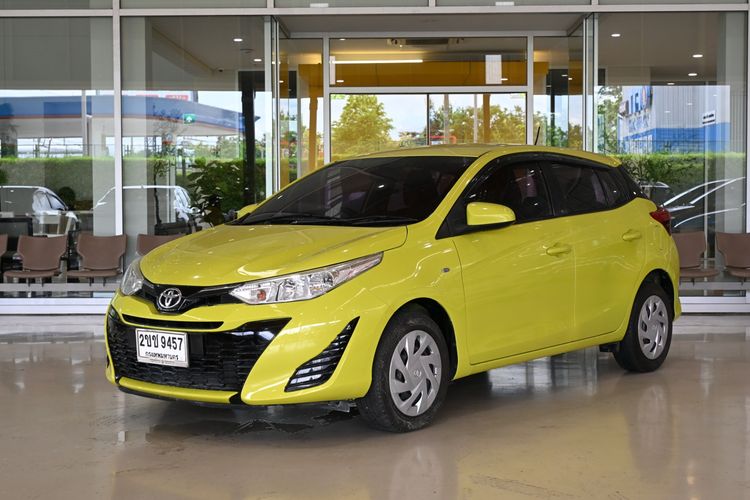 Toyota Yaris 2020 1.2 Entry Sedan เบนซิน ไม่ติดแก๊ส เกียร์อัตโนมัติ เขียว รูปที่ 3
