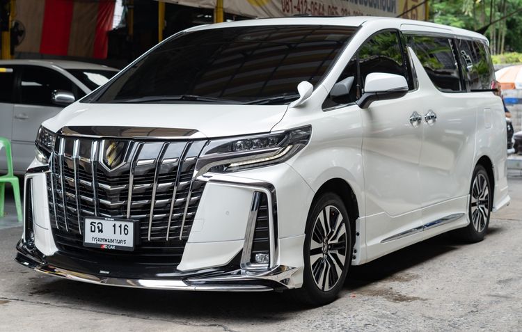 Toyota Alphard 2022 2.5 S C-Package Van เบนซิน ไม่ติดแก๊ส เกียร์อัตโนมัติ ขาว รูปที่ 2