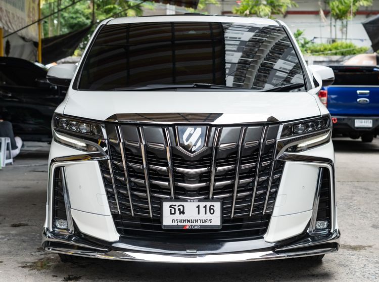 Toyota Alphard 2022 2.5 S C-Package Van เบนซิน ไม่ติดแก๊ส เกียร์อัตโนมัติ ขาว