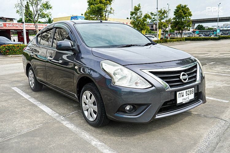 Nissan Almera 2016 1.2 E Sedan เบนซิน ไม่ติดแก๊ส เกียร์ธรรมดา เทา รูปที่ 3