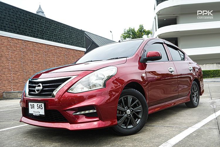 รถ Nissan Almera 1.2 VL Sportech สี แดง