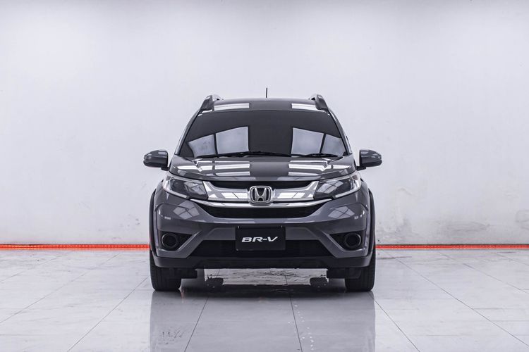 Honda BR-V 2017 1.5 V Utility-car เบนซิน ไม่ติดแก๊ส เกียร์อัตโนมัติ เทา รูปที่ 4