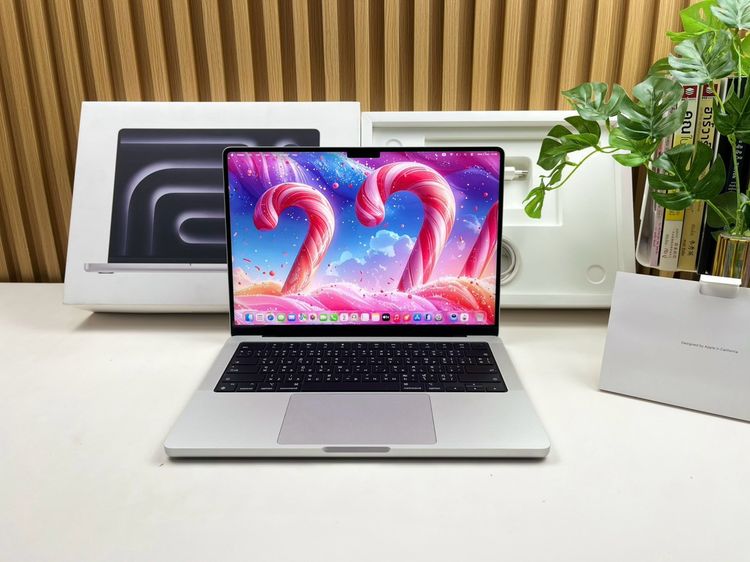 Apple Mackbook Pro 14 Inch แมค โอเอส 16 กิกะไบต์ อื่นๆ ใช่ MacBook Pro 14-inch M4  2024 Ram16GB SSD512GB Silver 