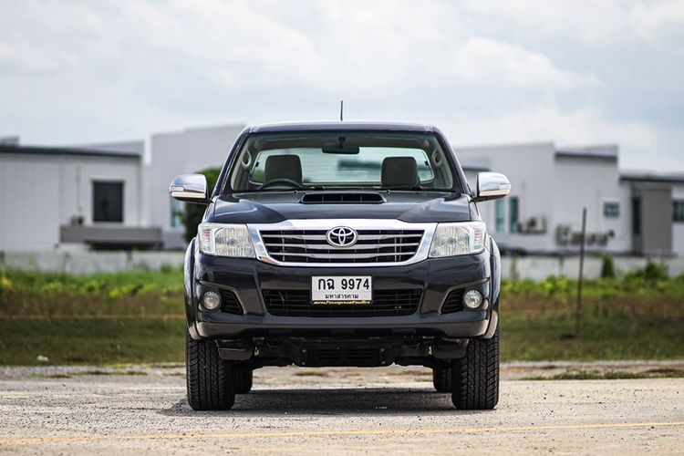 รถ Toyota Hilux Vigo Champ Smart Cab 2.5 E Prerunner สี ดำ