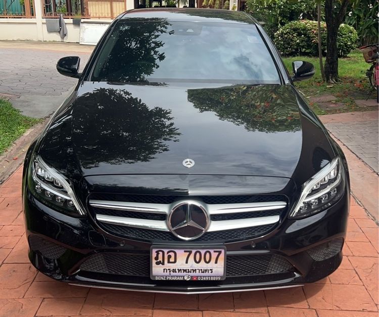 Mercedes-Benz C-Class 2019 C220 Sedan ดีเซล ไม่ติดแก๊ส เกียร์อัตโนมัติ ดำ
