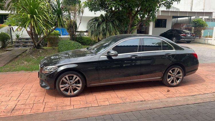 Mercedes-Benz C-Class 2019 C220 Sedan ดีเซล ไม่ติดแก๊ส เกียร์อัตโนมัติ ดำ รูปที่ 3