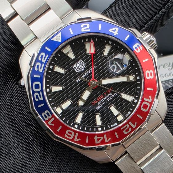 ดำ TAG HEUER Aquaracer Calibre 7